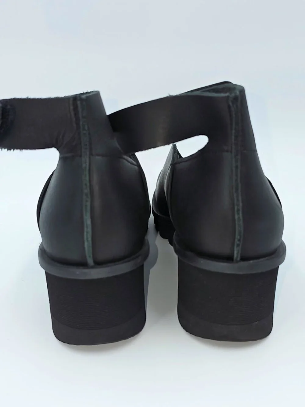 Loints of Holland Selena Ankle Strap Wedge Shoes Women's Size 38 US 7-7.5